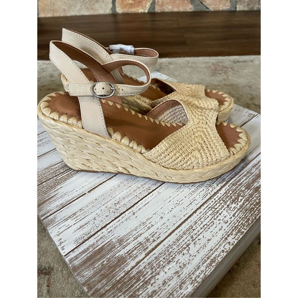 Gentle Souls Nomi Raffia Women’s Sandals 6.5 - Picture 3 of 7